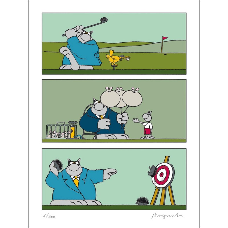 SÉRIGRAPHIE - GOLF (80X60)