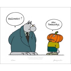 SÉRIGRAPHIE - HALLOWEEN (40X50)