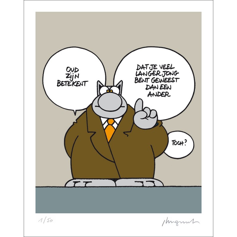 ZEEFDRUK - OUD ZIJN (50X40)