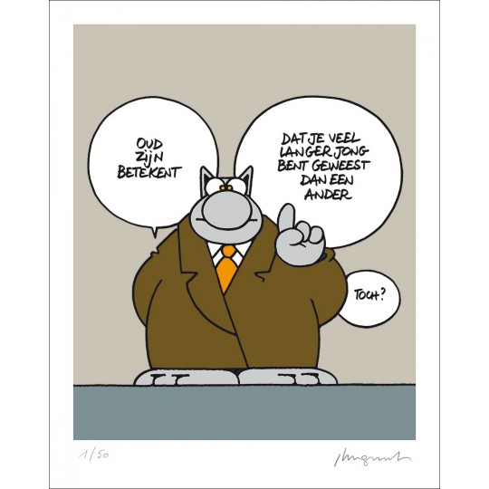 ZEEFDRUK - OUD ZIJN (50X40)