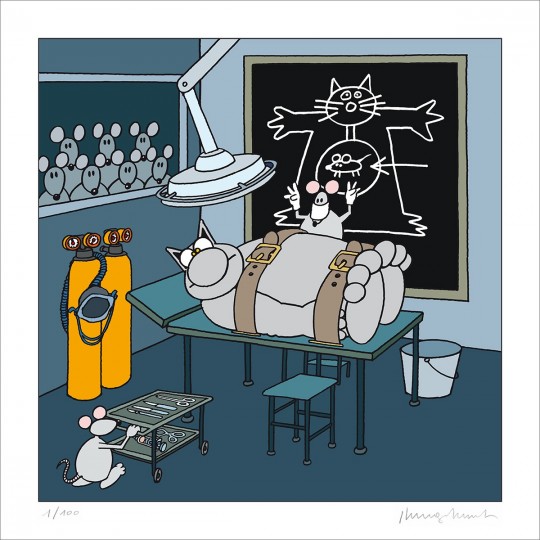 DIGIGRAPHIE - CHER MAÎTRE (70X70)