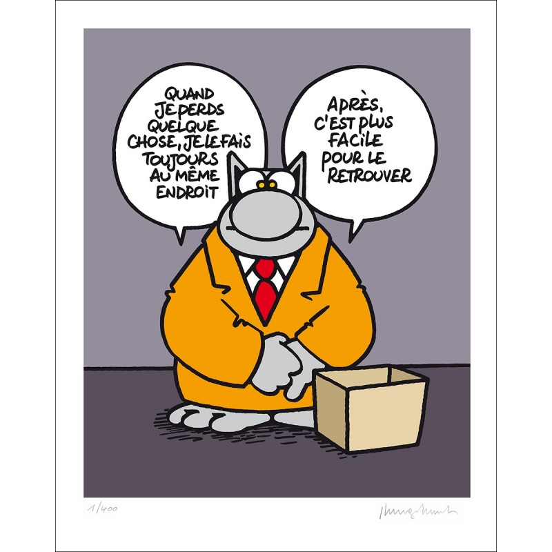 SÉRIGRAPHIE - UN DE PERDU (50X40)