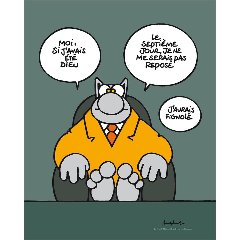 AFFICHE - DIEU (50X40)