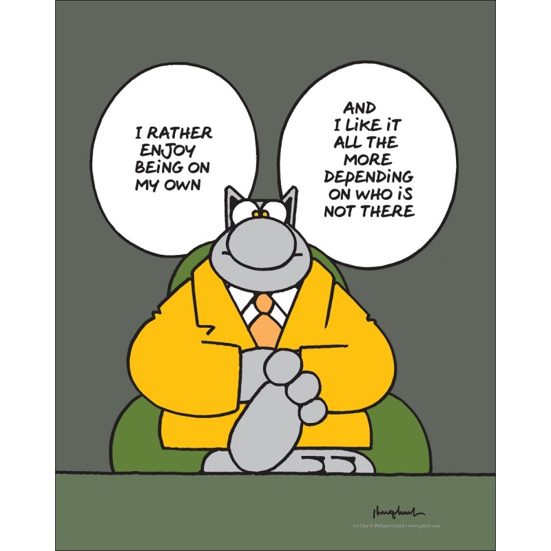 POSTER - ON MY OWN (50X40)