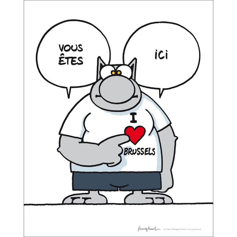 AFFICHE - TU ES DANS MON COEUR (50X40)