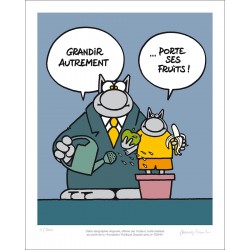 SÉRIGRAPHIE - GRANDIR AUTREMENT (50X40)