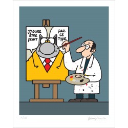 J'ADORE ÊTRE PEINT (50X40)