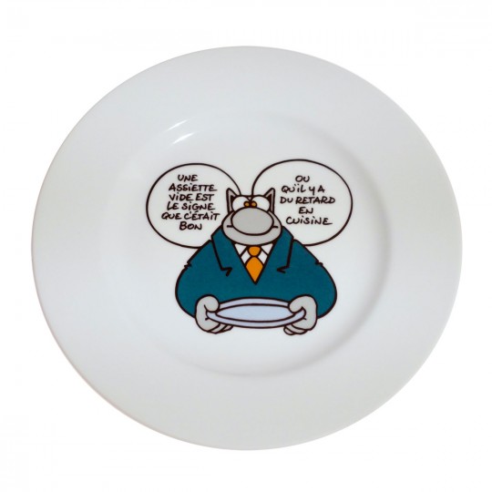 ASSIETTE DU CHAT COULEUR (x6)