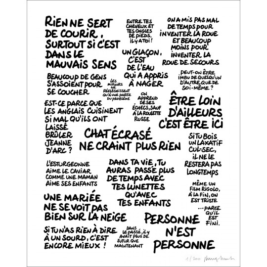 RIEN NE SERT DE COURIR