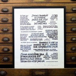 J'AIME L'ENDROIT OÙ J'HABITE