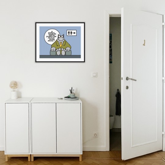 LES TOILETTES SONT À DROITE