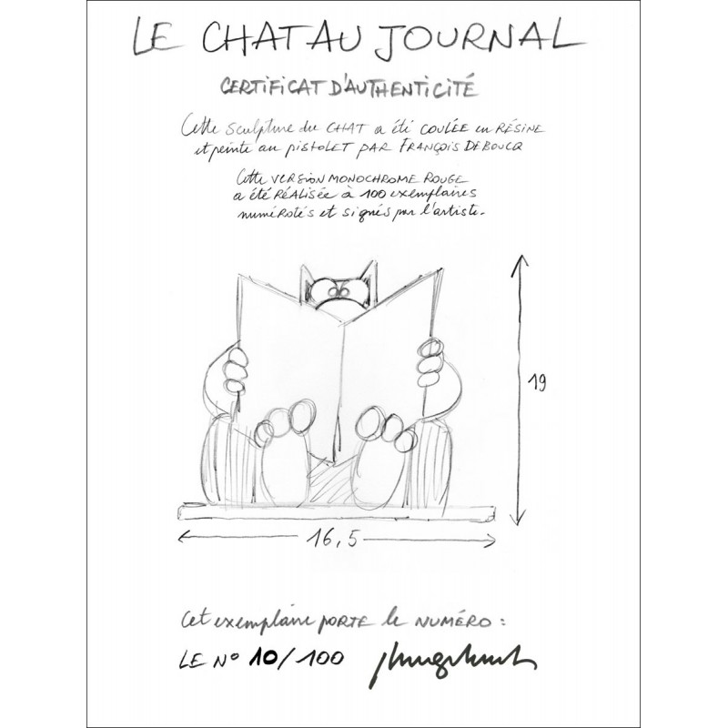 LE CHAT AU JOURNAL