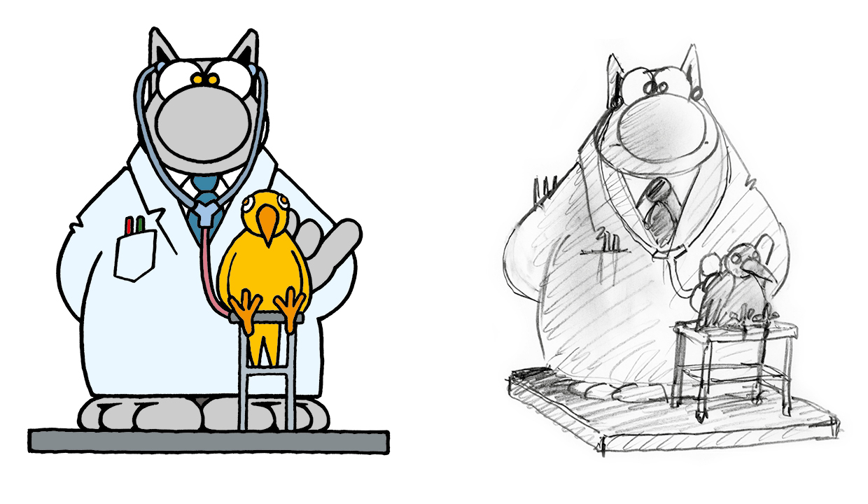 Doctor Le Cat Philippe Geluck Le Chat