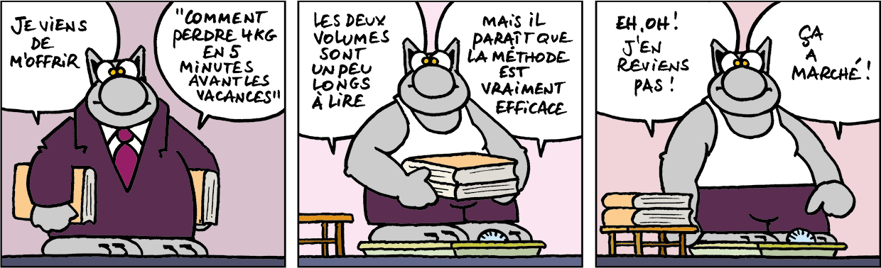 Weight and See – Philippe Geluck – Le Chat